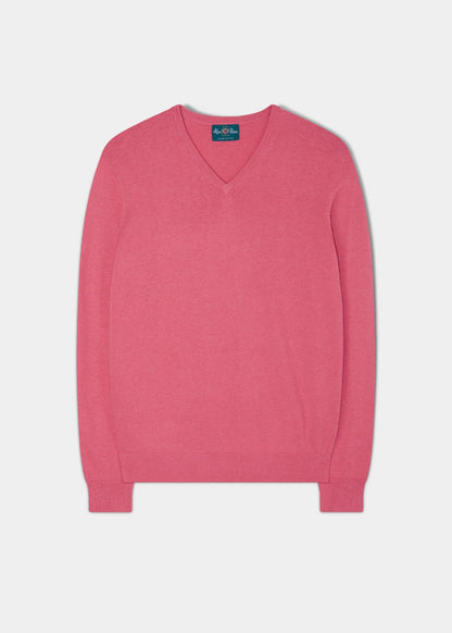 Rothwell Cotton Cashmere Jumper In Swizzle