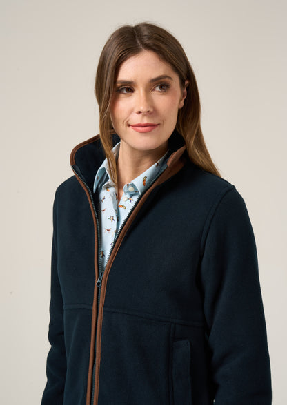 Aylsham Ladies Fleece Jacket In Dark Navy