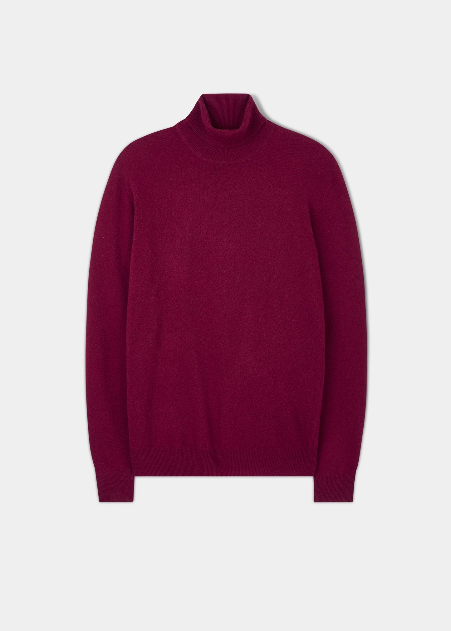 Bunbury Geelong Wool Roll Neck Jumper in Claret