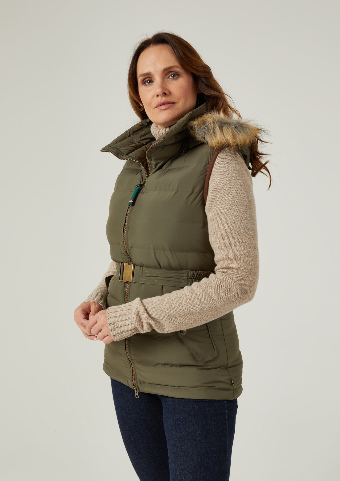 Calsall Ladies Olive Gilet