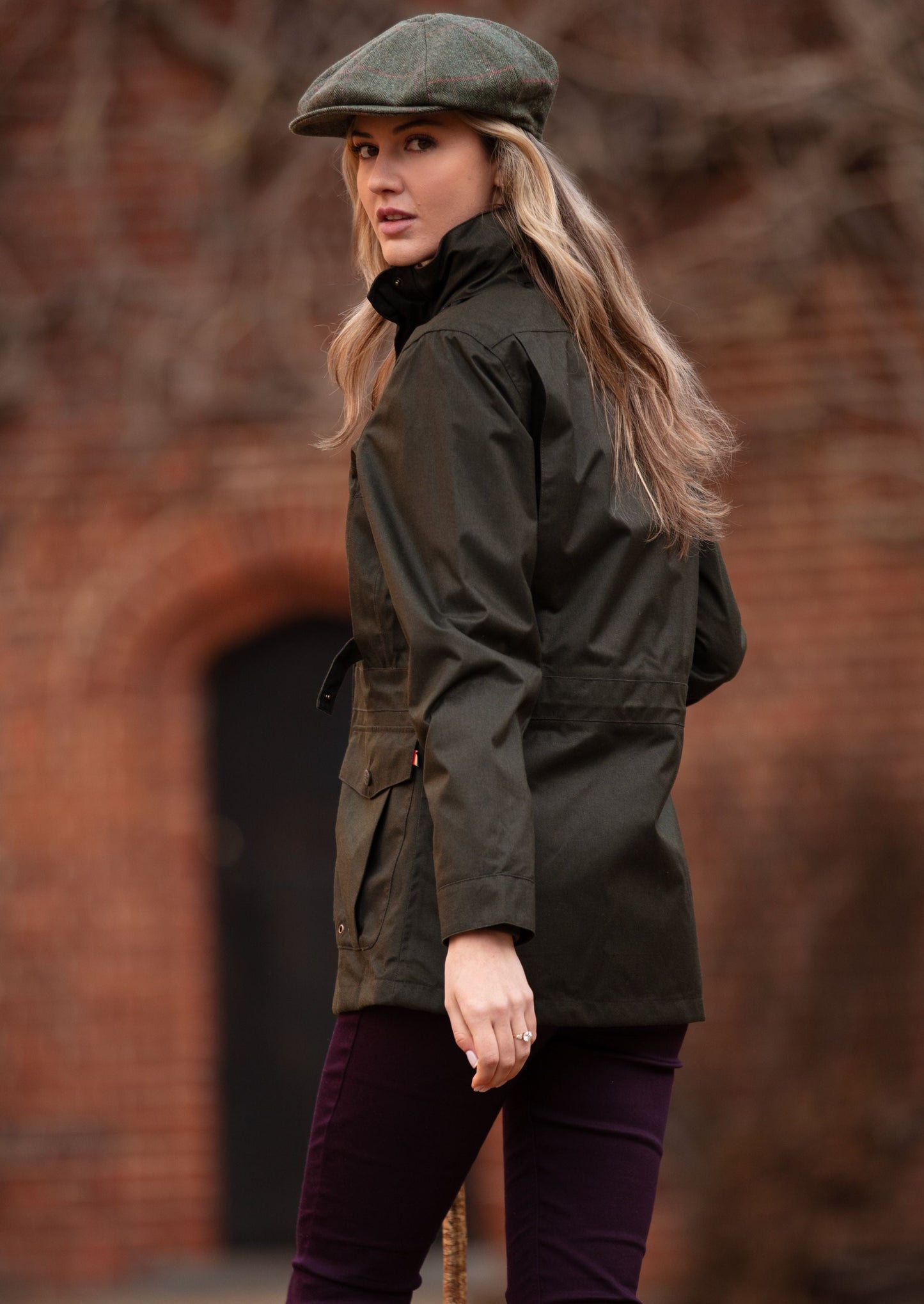 fernley-ladies-waterproof-field-coat-woodland