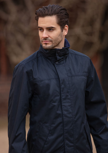 Fernely Men's Waterproof Weekend Coat In Navy