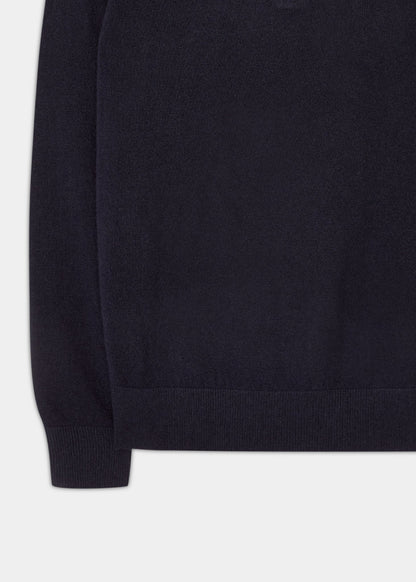 Geelong-Half-Zip-jumper-Navy