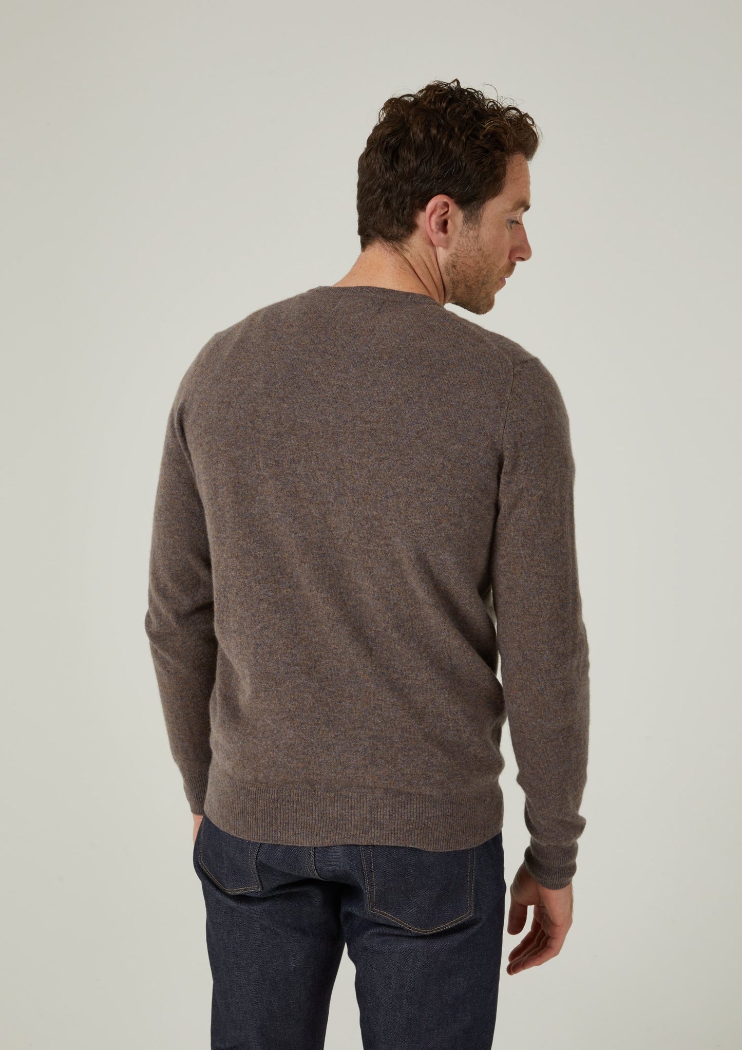 Brisbane Geelong Wool Jumper in Teak