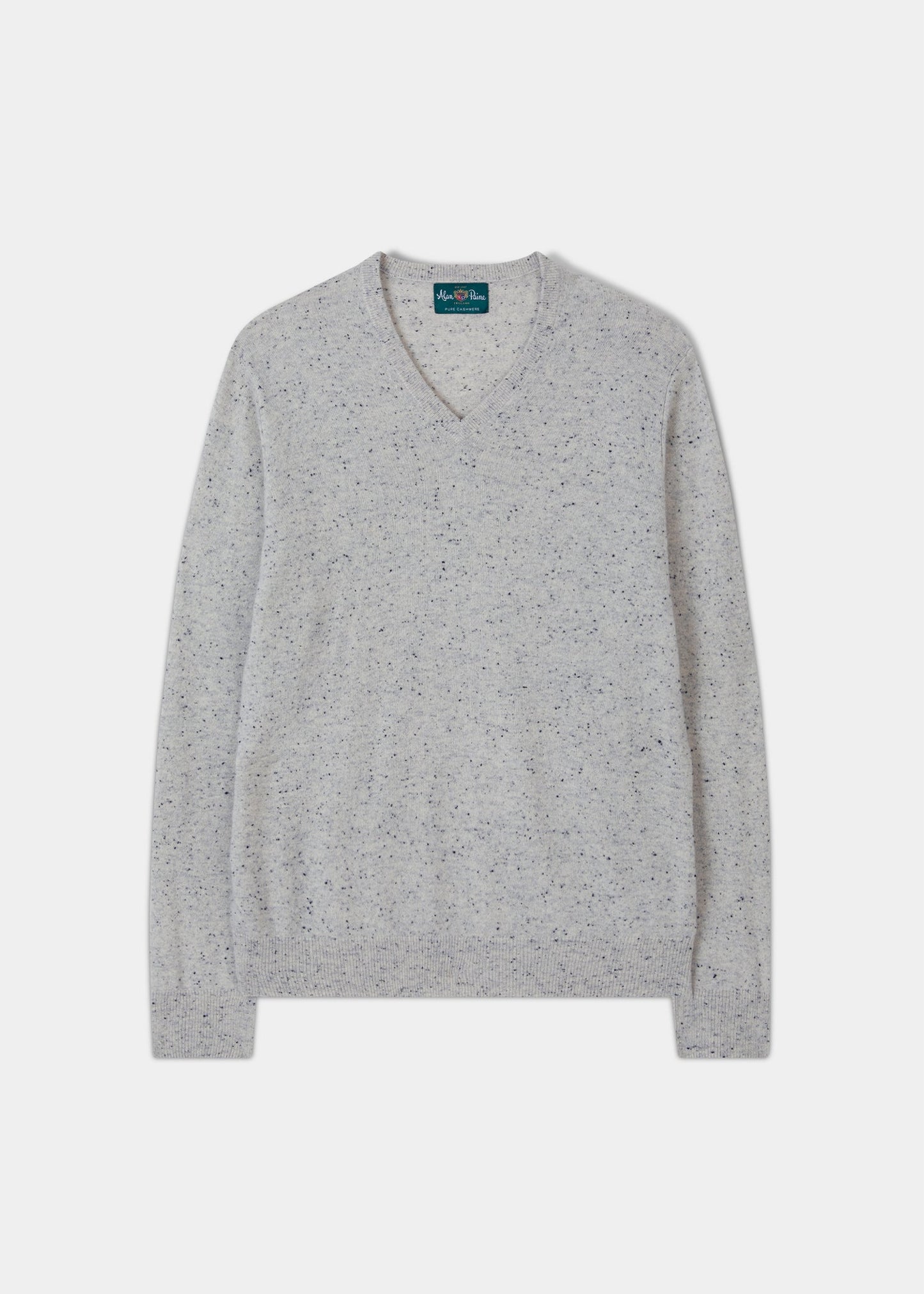 Haddington Cashmere Jumper in Snowfall - Regular Fit