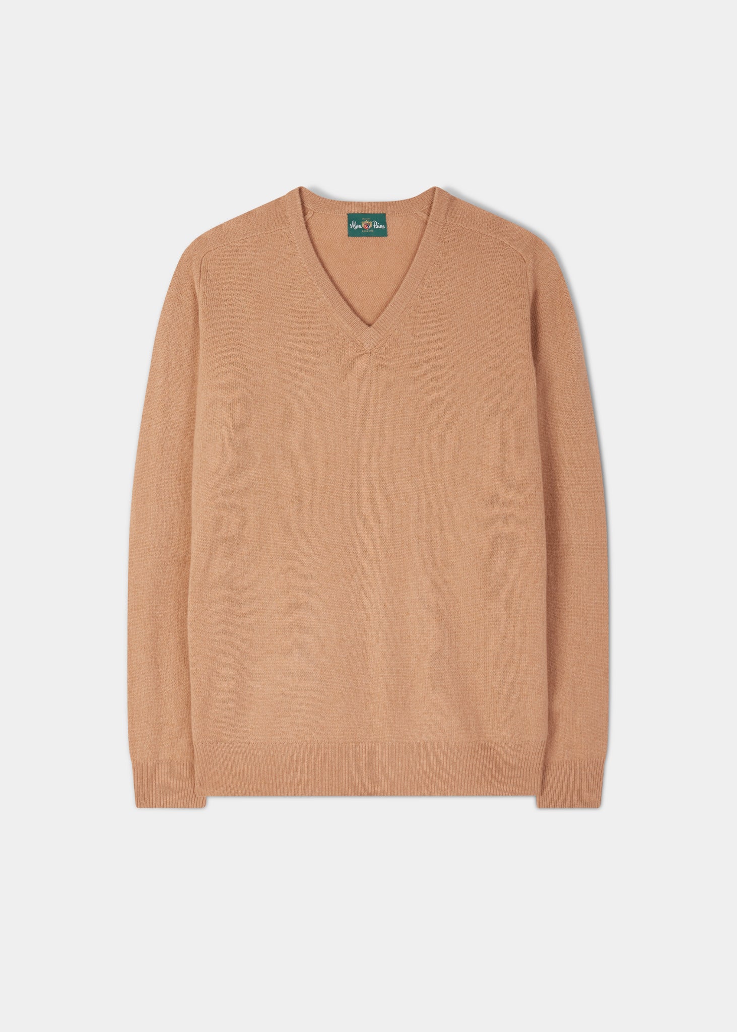 Hampshire Lambswool Jumper in Camel 