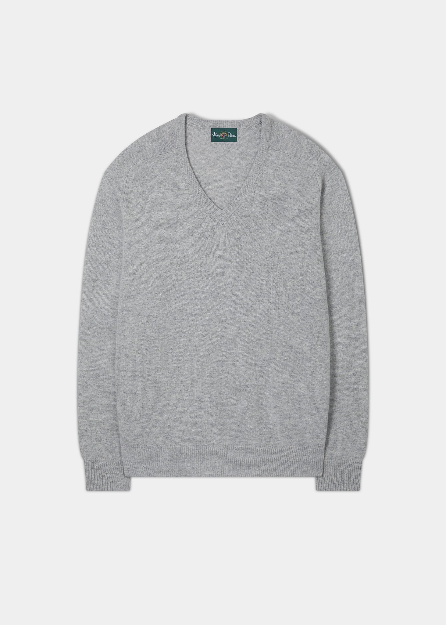 Hampshire Lambswool Jumper in Pearl Grey 