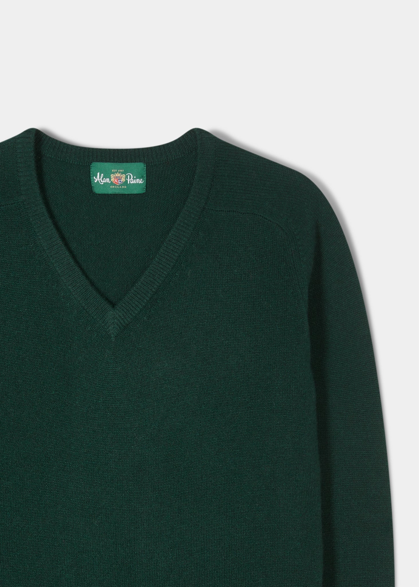 Lambswool-Jumper-Tatan-Green