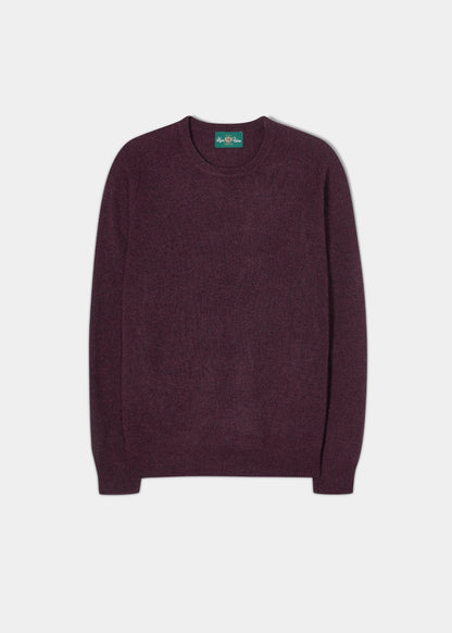 Lenzie-Lambswool-Black-Grape-Jumper