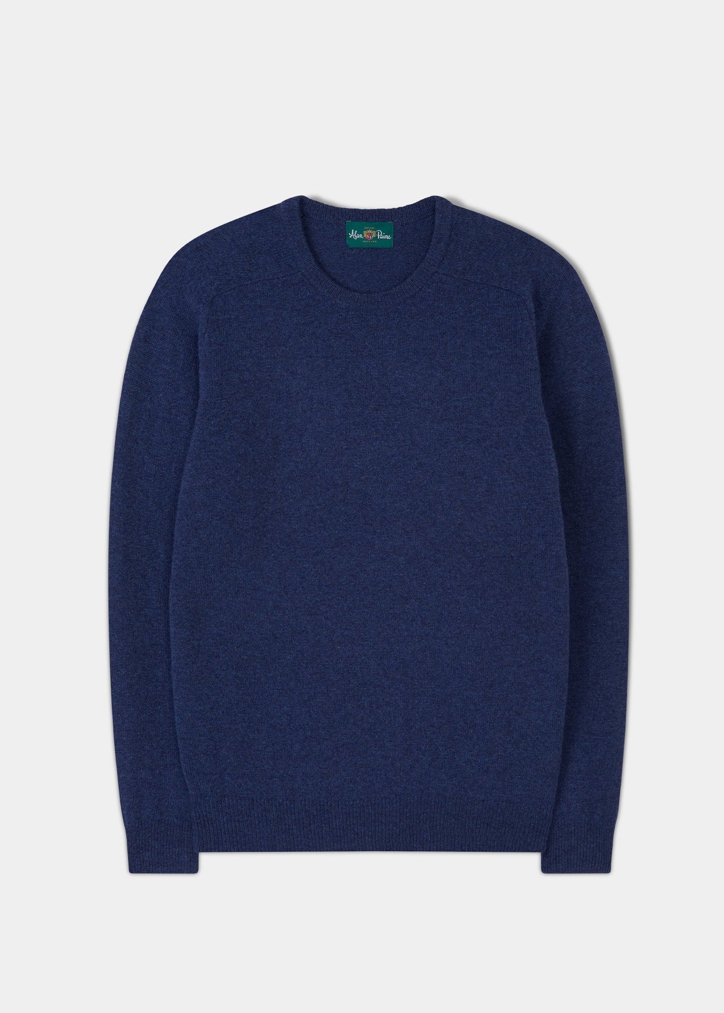 Lenzie Men's Lambswool Jumper In Rhapsody - Regular Fit