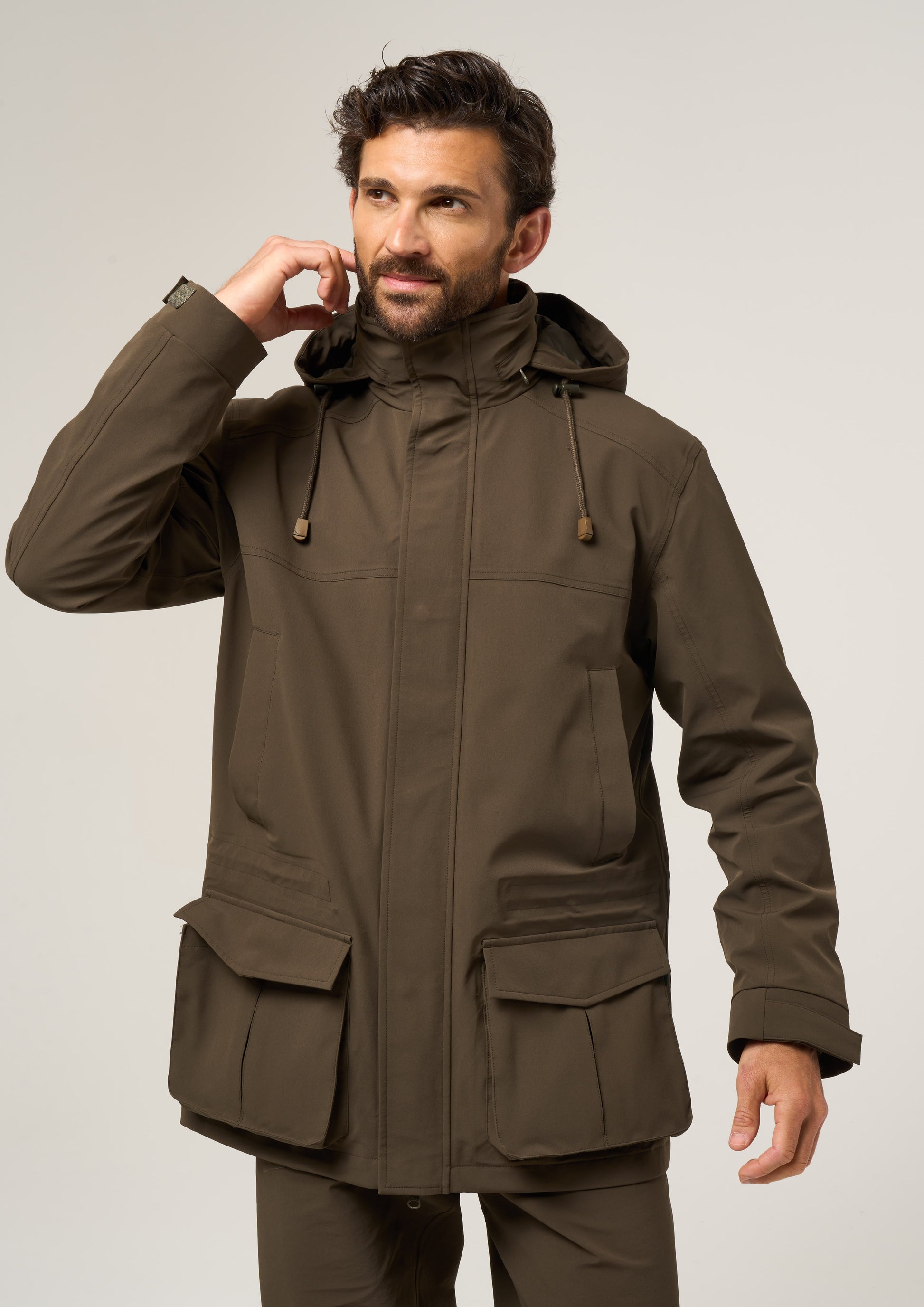 Lockwood Men's Shooting Coat In Olive 