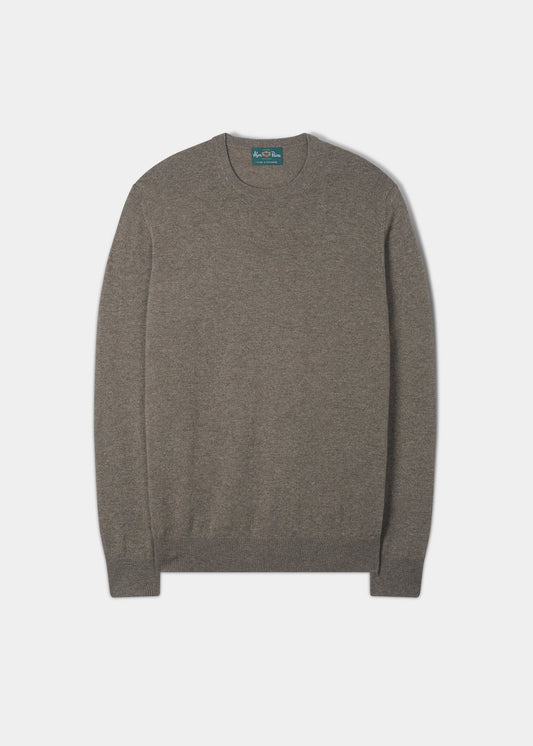 Melfort Cashmere Jumper in Mouse - Regular Fit