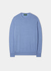 Melfort Cashmere Jumper in Ocean - Regular Fit