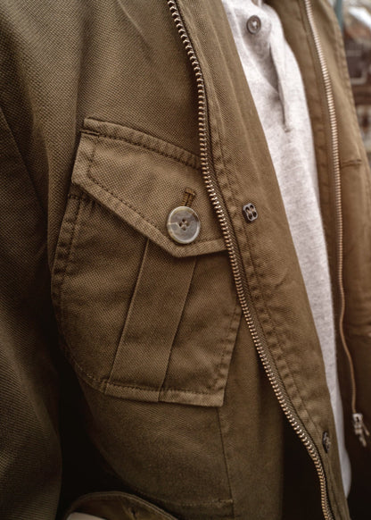 Parkstone Men's Casual Jacket In Olive