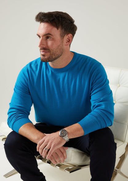 Radstone Men's Merino Wool Jumper in Zircon