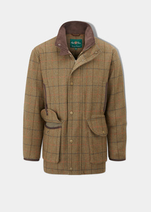 Combrook Men's Tweed Shooting Field Coat In Thyme