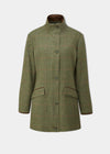 Combrook Ladies Tweed Field Jacket In Heath