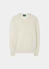 Haddington Cashmere Jumper in Eggshell 