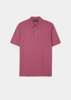 Halstead Luxury Cotton Polo Shirt In Rose