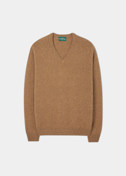 Kilsyth Men's Lambswool Jumper in Driftwood