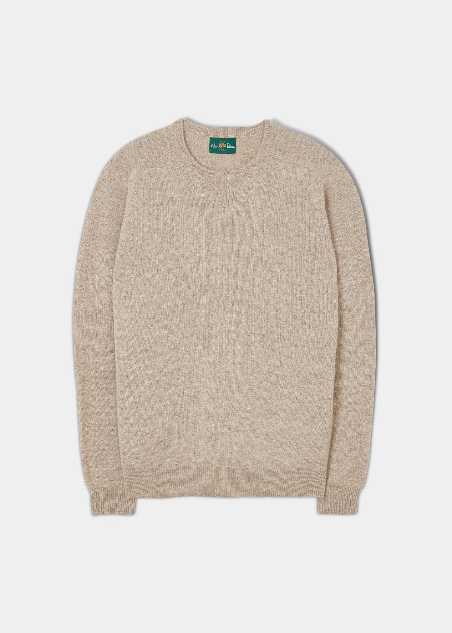 Men's Lambswool Crew Neck Jumper In Cobble