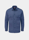 Shalhurt Button Through Shirt In Navy