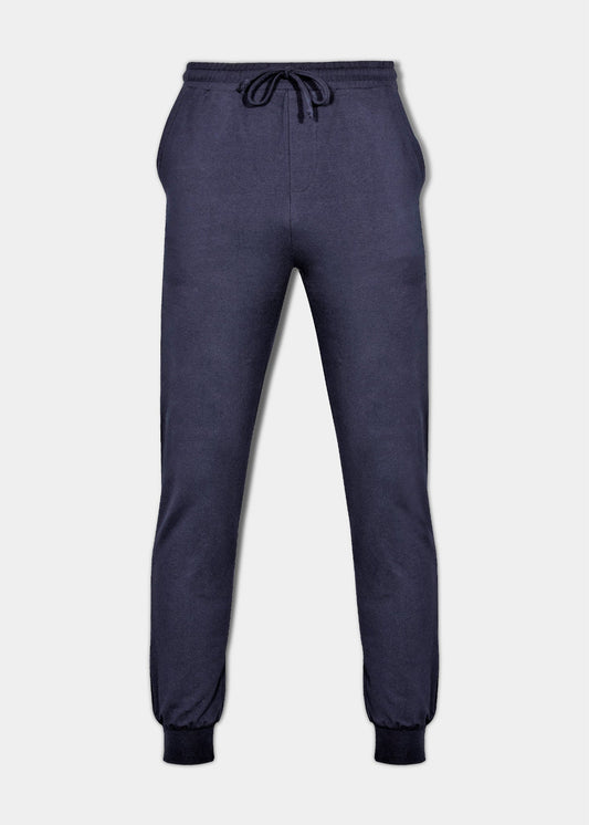 Men's cotton loungepants in navy