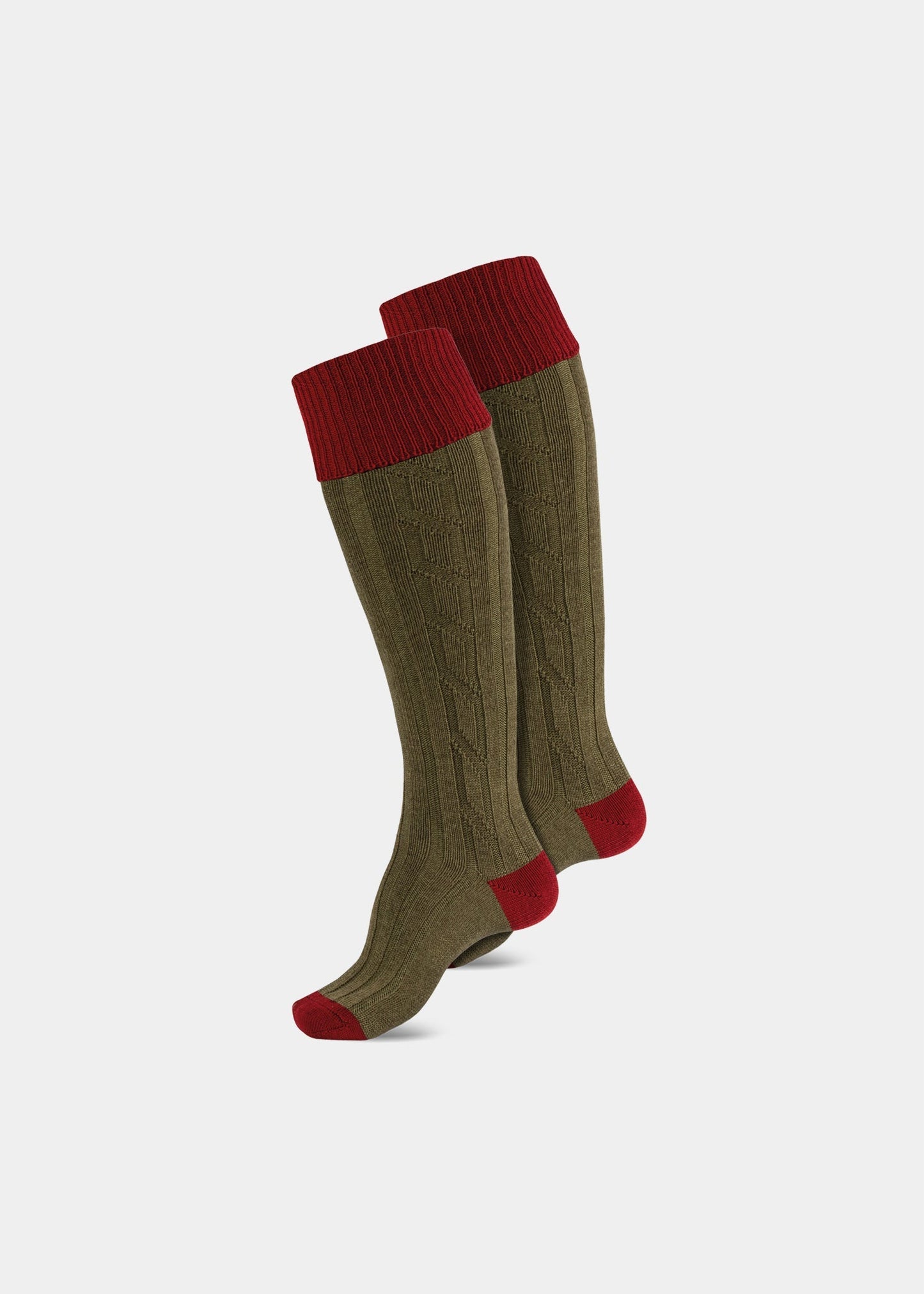 mens-shooting-socks-red-olive