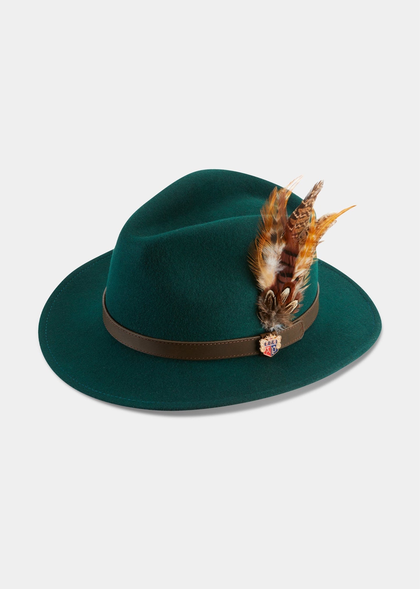 Richmond Ladies Felt Hat With Feather In Bottle