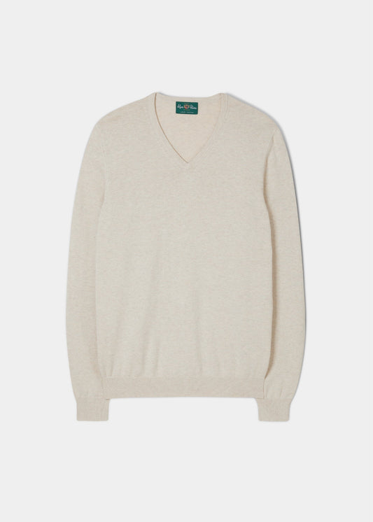 Rothwell Cotton Cashmere Jumper In Sand